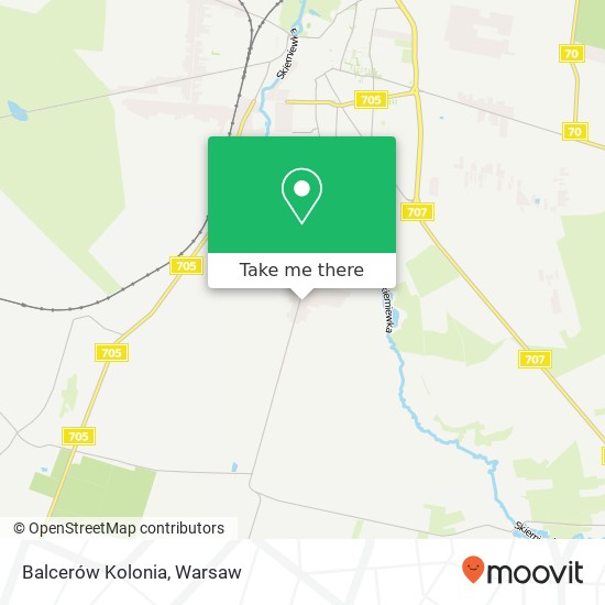 Balcerów Kolonia map