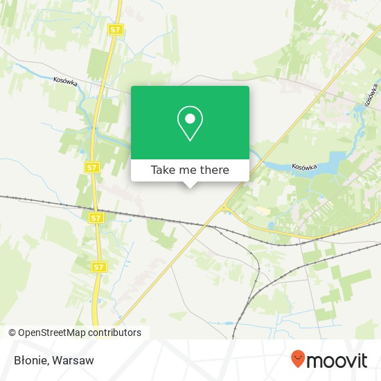 Błonie map