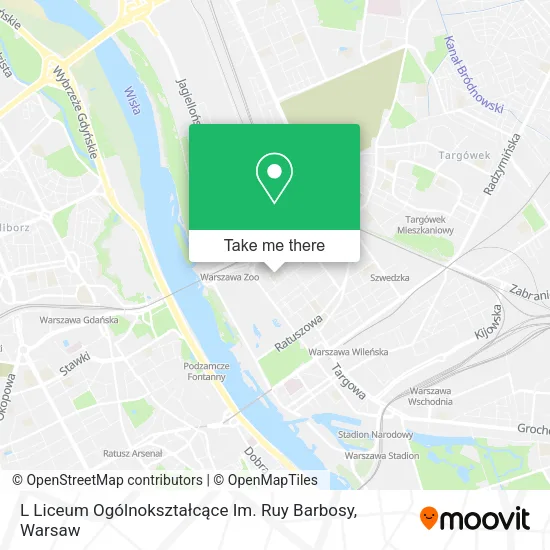 L Liceum Ogólnokształcące Im. Ruy Barbosy map