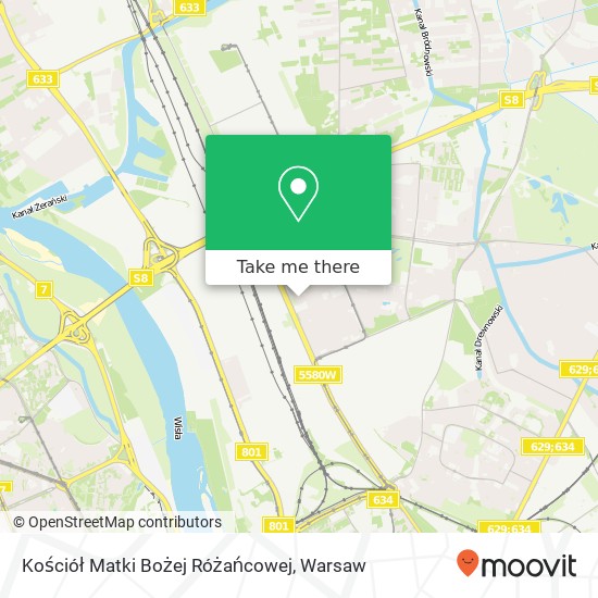 Kościół Matki Bożej Różańcowej map