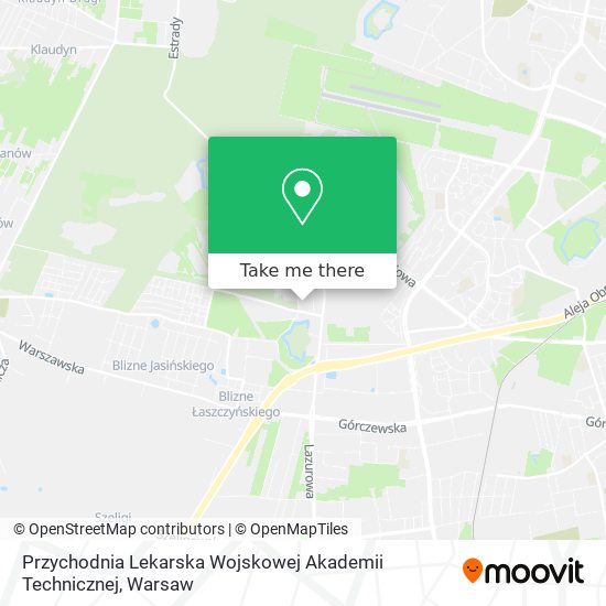 Przychodnia Lekarska Wojskowej Akademii Technicznej map