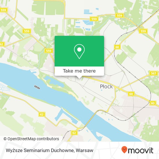 Wyższe Seminarium Duchowne map