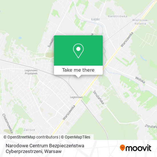 Narodowe Centrum Bezpieczeństwa Cyberprzestrzeni map