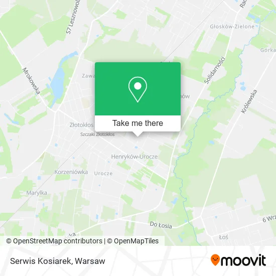 Карта Serwis Kosiarek