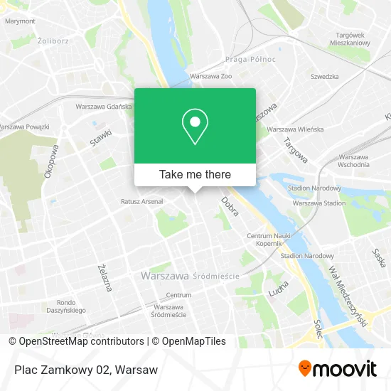 Карта Plac Zamkowy 02