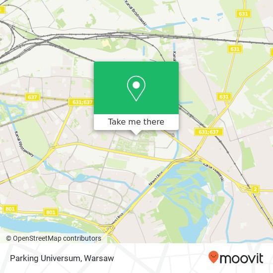 Parking Universum map