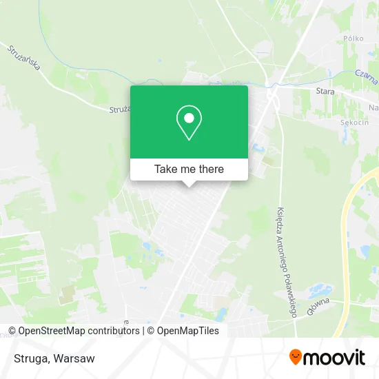 Struga map