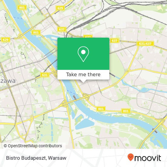 Bistro Budapeszt map