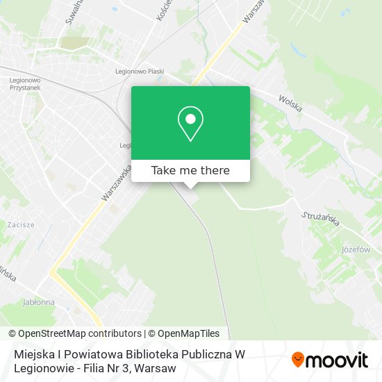 Miejska I Powiatowa Biblioteka Publiczna W Legionowie - Filia Nr 3 map