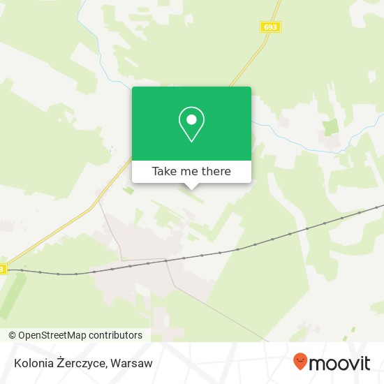 Kolonia Żerczyce map