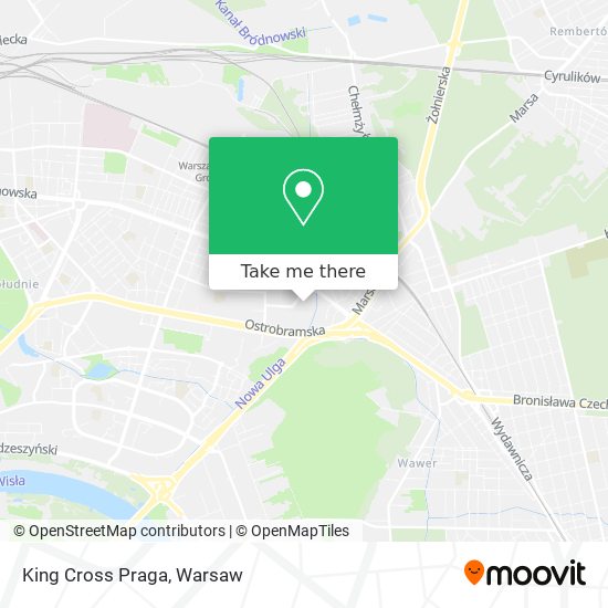 King Cross Praga map