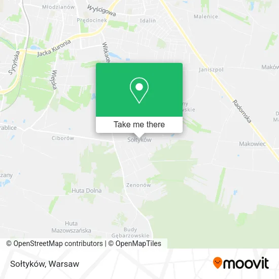 Карта Sołtyków