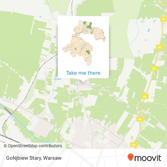 Gołębiew Stary map