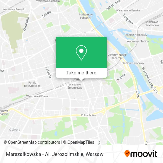 Marszałkowska - Al. Jerozolimskie map
