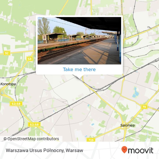 Warszawa Ursus Północny map