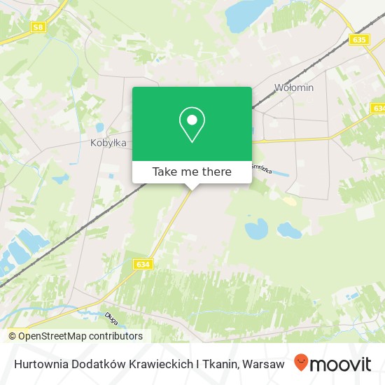 Hurtownia Dodatków Krawieckich I Tkanin map