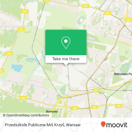 Przedszkole Publiczne Miś Krzyś map