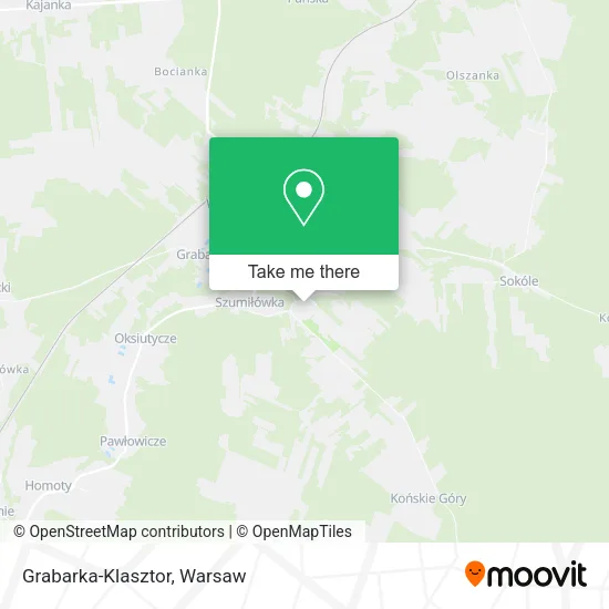 Grabarka-Klasztor map