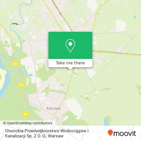 Otwockie Przedsiębiorstwo Wodociągów I Kanalizacji Sp. Z O. O. map