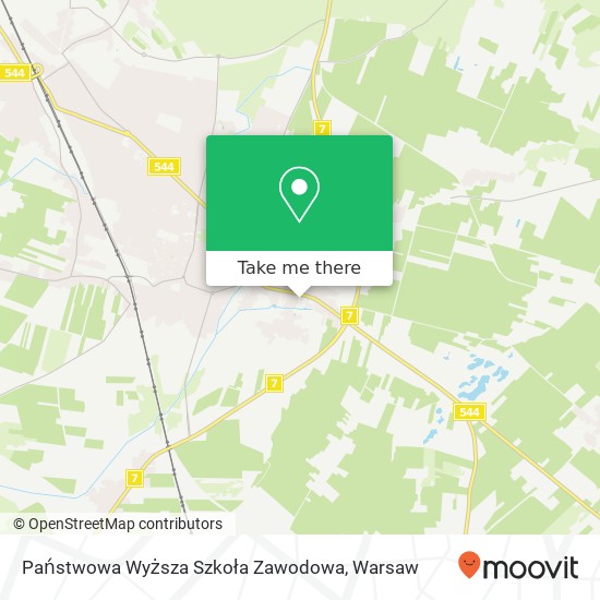 Państwowa Wyższa Szkoła Zawodowa map