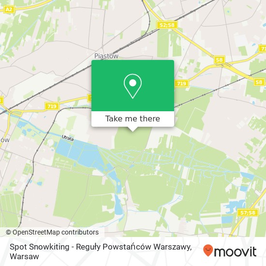 Spot Snowkiting - Reguły Powstańców Warszawy map