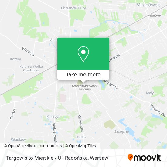 Карта Targowisko Miejskie / Ul. Radońska