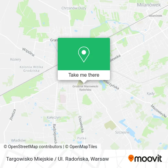 Targowisko Miejskie / Ul. Radońska map