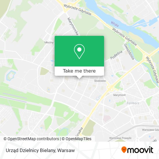 Urząd Dzielnicy Bielany map