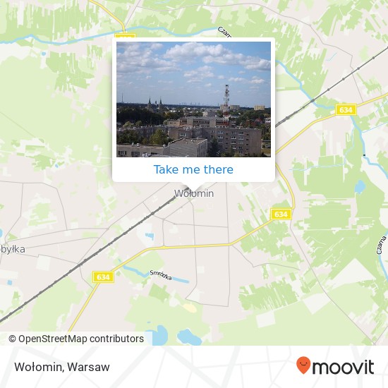 Wołomin map