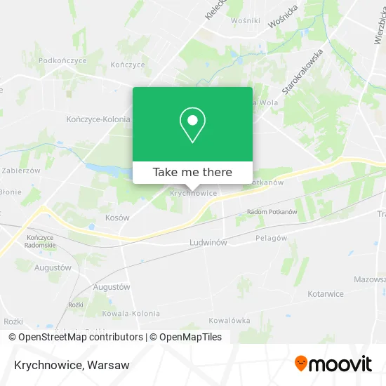 Карта Krychnowice