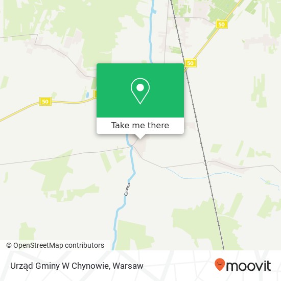 Urząd Gminy W Chynowie map