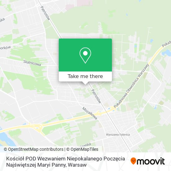 Kościół POD Wezwaniem Niepokalanego Poczęcia Najświętszej Maryi Panny map