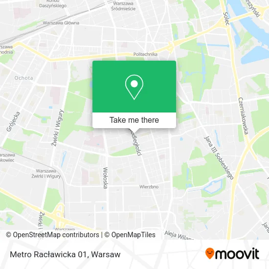 Metro Racławicka 01 map
