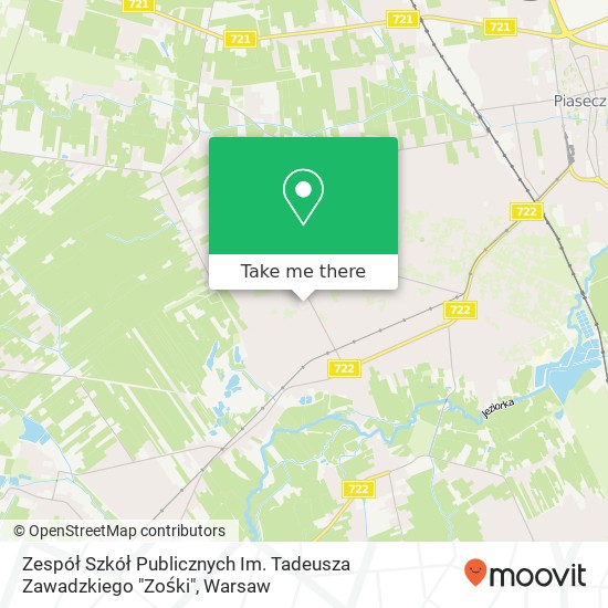 Zespół Szkół Publicznych Im. Tadeusza Zawadzkiego "Zośki" map