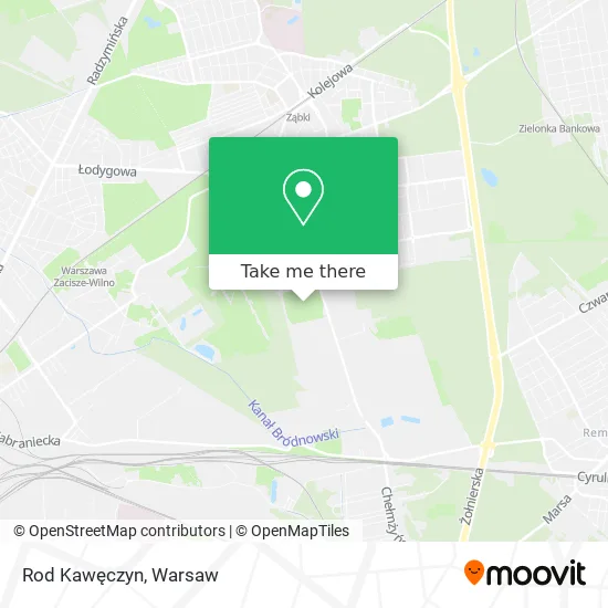 Rod Kawęczyn map