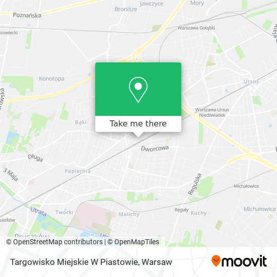 Targowisko Miejskie W Piastowie map