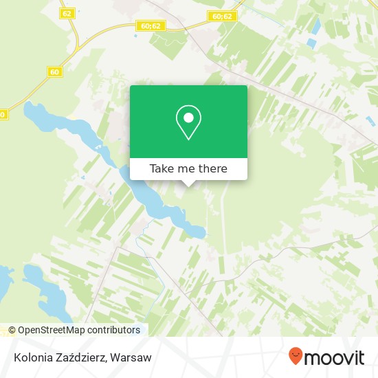 Kolonia Zaździerz map