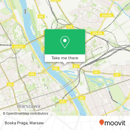 Boska Praga map