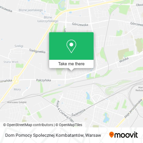 Dom Pomocy Społecznej Kombatantów map