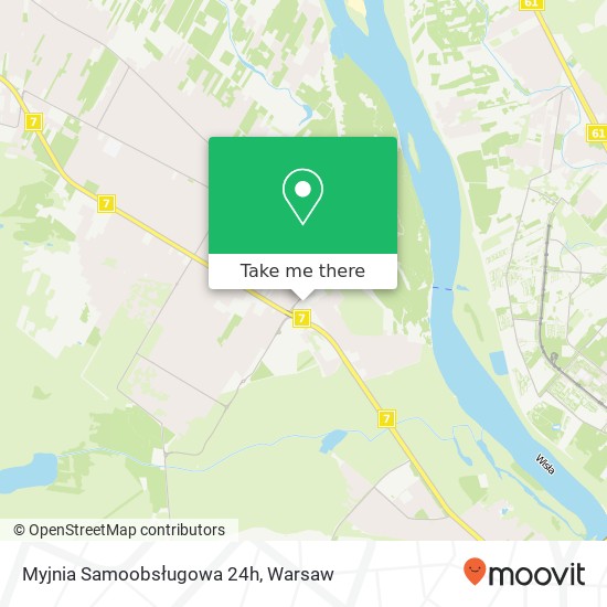 Myjnia Samoobsługowa 24h map