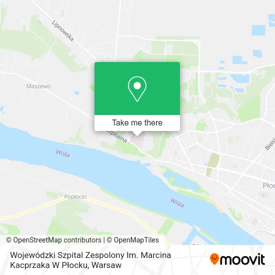 Карта Wojewódzki Szpital Zespolony Im. Marcina Kacprzaka W Płocku