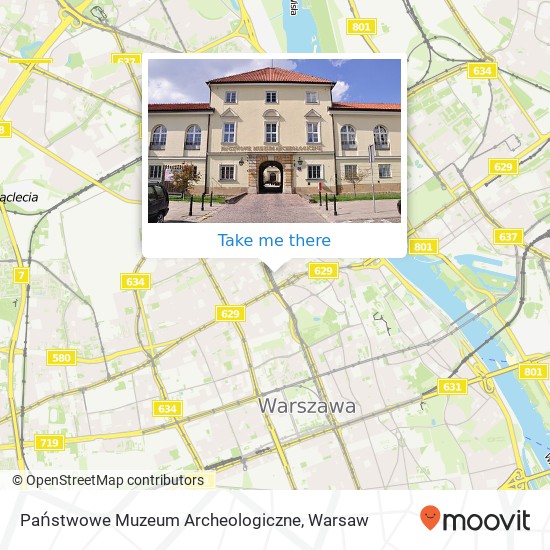 Карта Państwowe Muzeum Archeologiczne