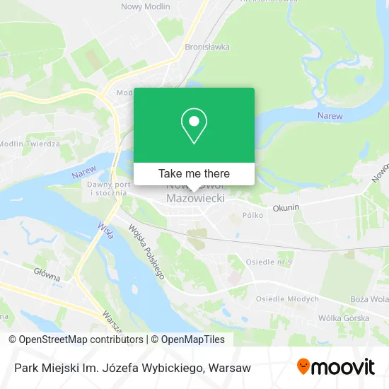 Карта Park Miejski Im. Józefa Wybickiego