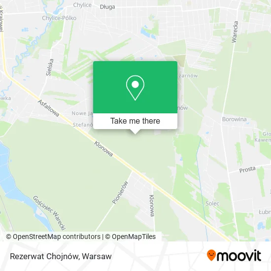 Карта Rezerwat Chojnów