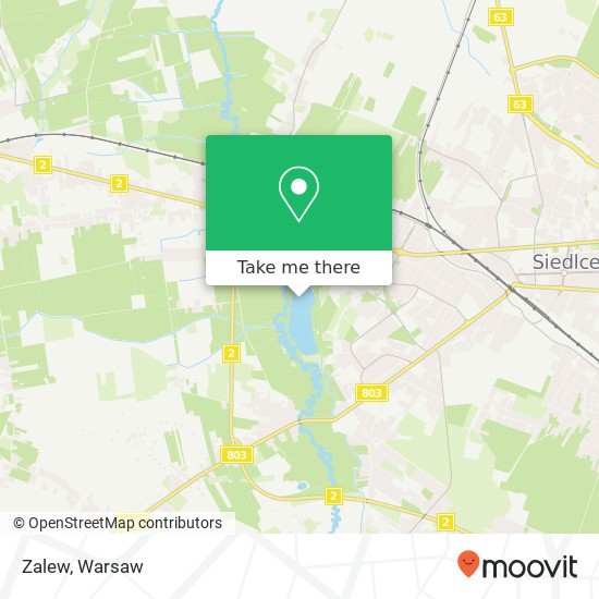 Zalew map