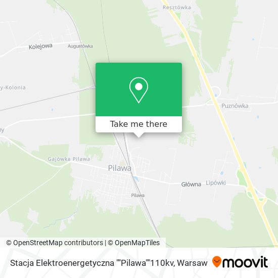 Stacja Elektroenergetyczna ""Pilawa""110kv map