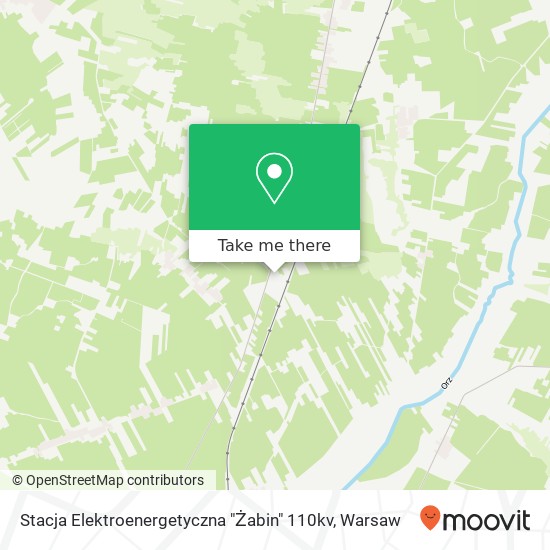 Stacja Elektroenergetyczna "Żabin" 110kv map