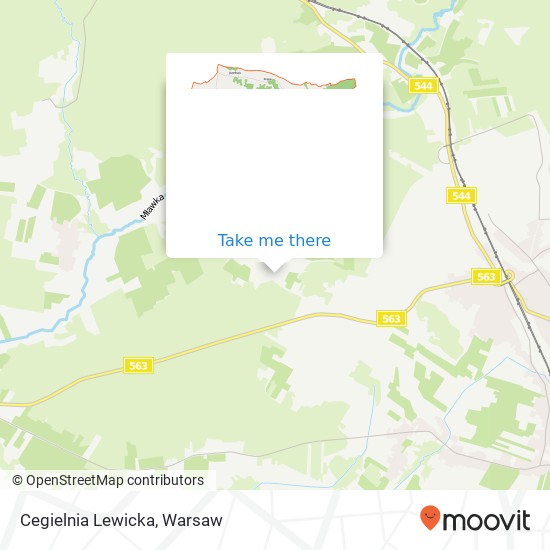 Cegielnia Lewicka map