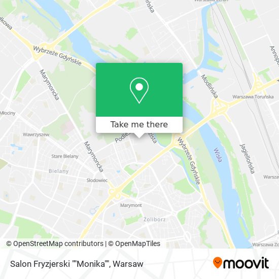 Salon Fryzjerski ""Monika"" map