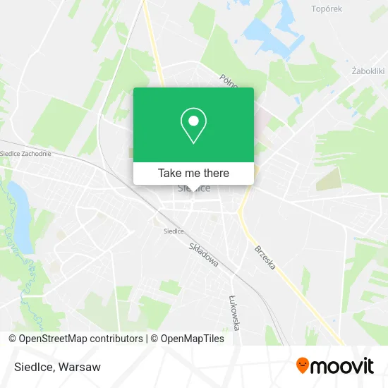 Siedlce map